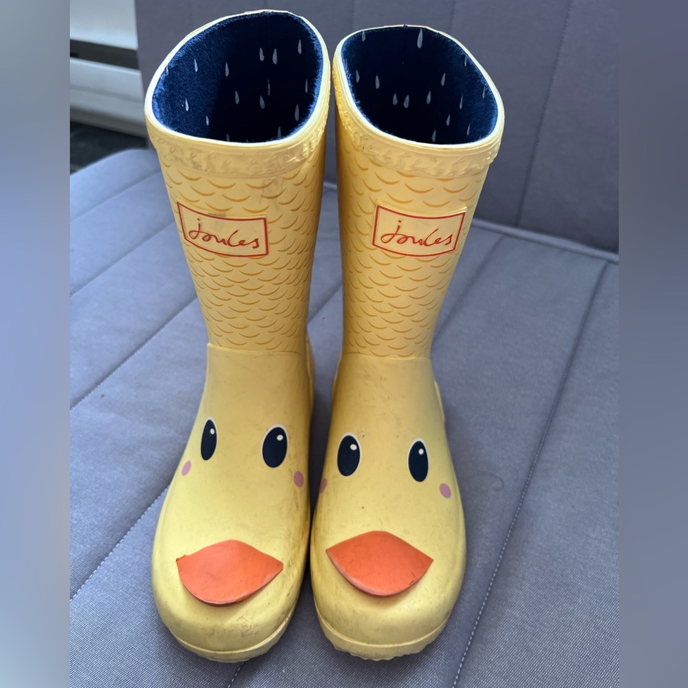 Joules kids rain boots like new